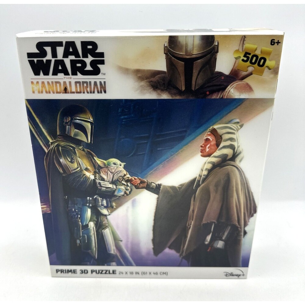 Disney Star Wars Mandalorian  Prime 3d Puzzle 24 x 18 in. 500 piece NEW SEALED